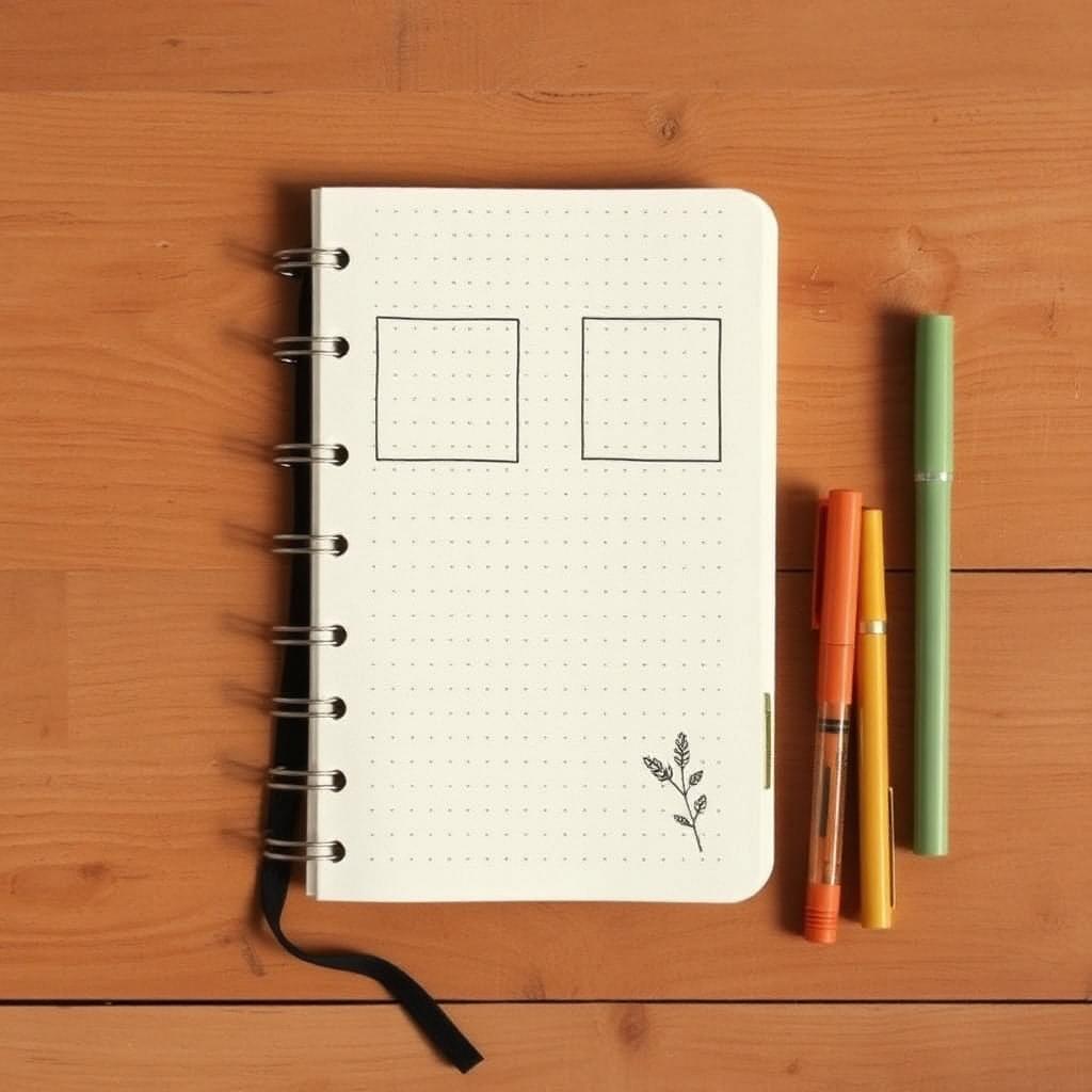 Ejemplo de Bullet journal semanal